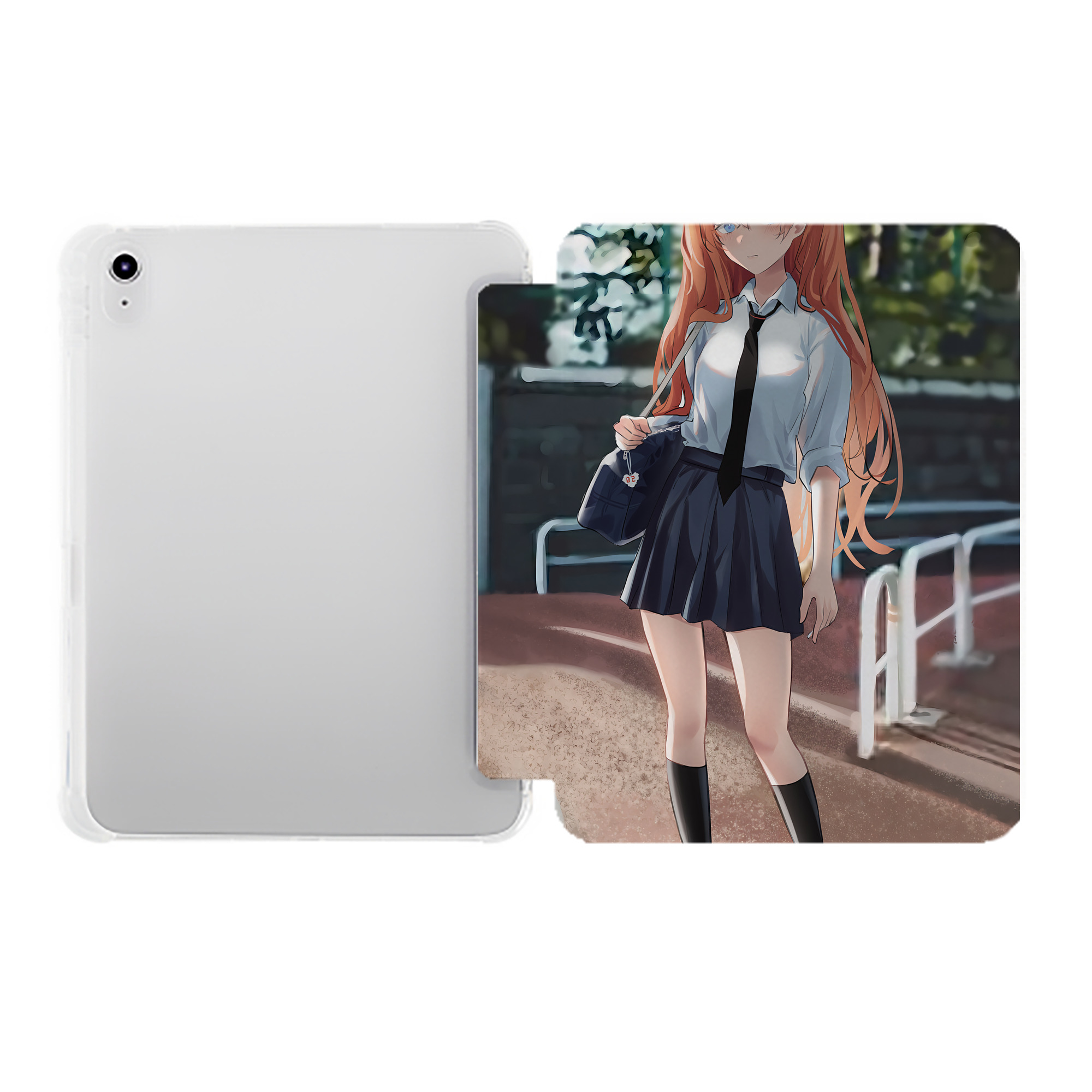 （画像用） EVA 新世紀エヴァンゲリオン IPad ケース ペン収納付き 三つ折りスタンド PUレザー×シリコン 対応機種9.5/10.5/10.9インチ